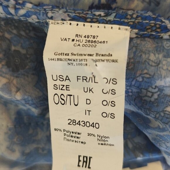 Profile by Gottex  One Size Taj Mahal Caftan Swim Cover-Up - Picture 7 of 8